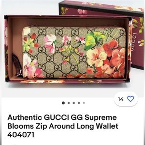 Gucci Floral Wallet